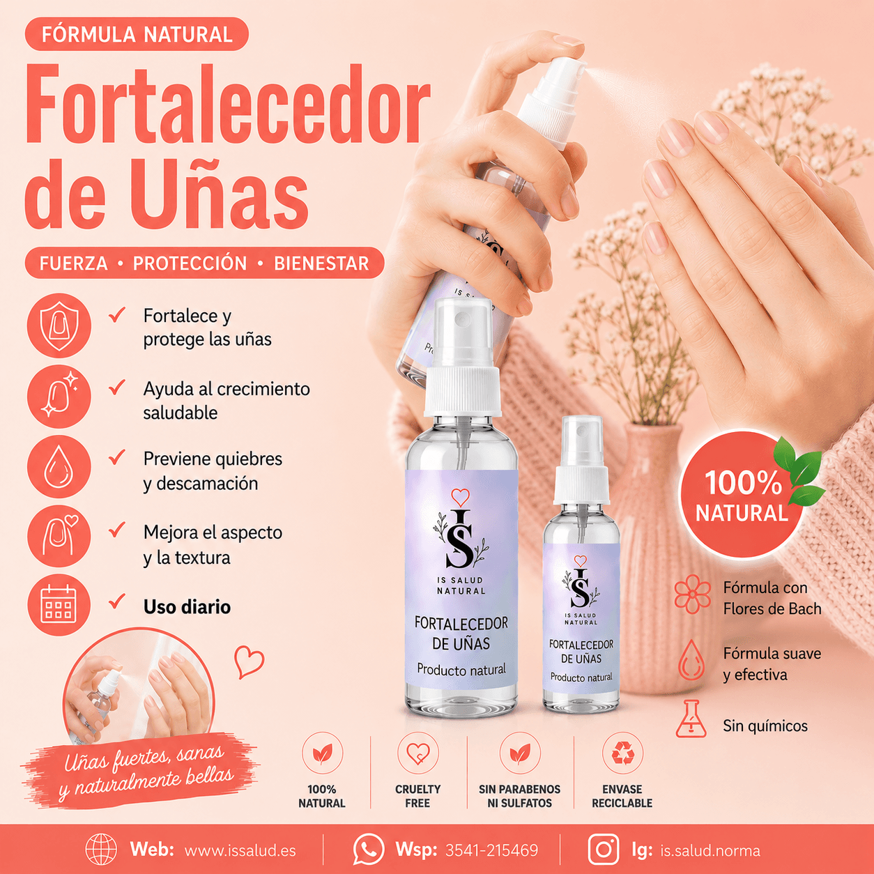 19- Fortalecedor de Uñas · Spray